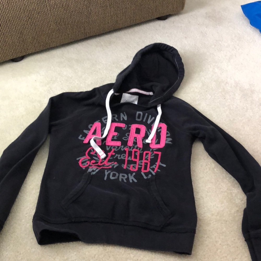 Aeropostale hoodie Black(On hold)